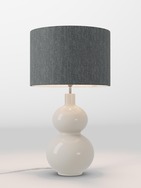 Charcoal Grey Tweedy Lamp Shade (AR8591_F68887) | £70