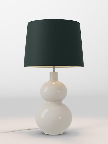 Green Velvet Lamp Shade (AR8591_F68890) | £70