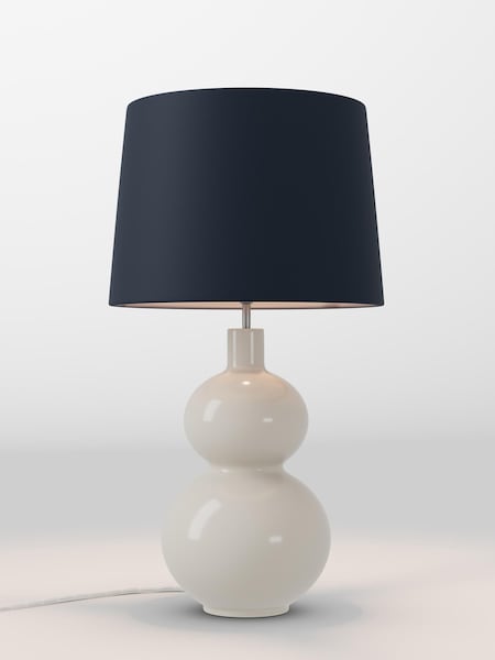 Navy Blue Velvet Lamp Shade (AR8591_F68891) | £70