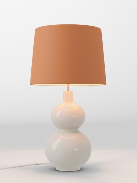Orange Velvet Lamp Shade (AR8591_F68896) | £70