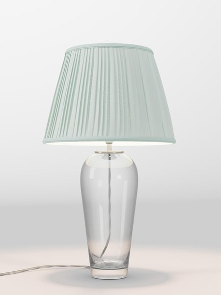 Green Pleated Lamp Shade (F01972_AR8408) | £75