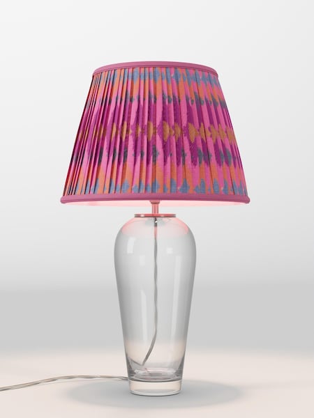 Pink Ikat Pleated Lamp Shade (F01972_AR8414) | £75