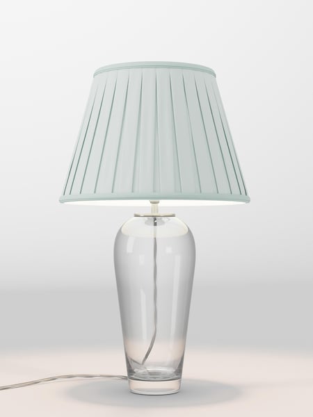 Green Box Pleated Lamp Shade (F01972_F48627) | £75