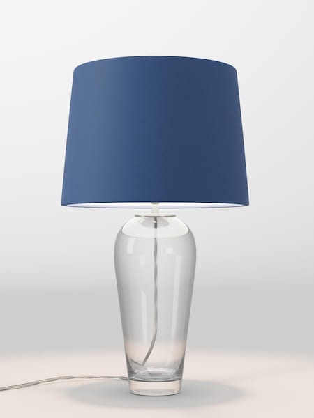 Navy Blue Plain Lamp Shade (F01972_F68868) | £75
