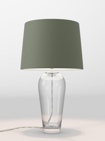 Moss Green Plain Lamp Shade (F01972_F68877) | £75