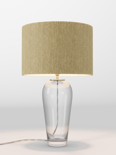 Ochre Yellow Tweedy Lamp Shade (F01972_F68885) | £75