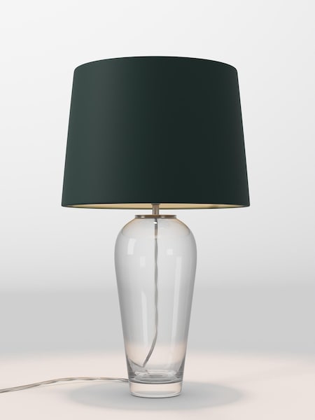 Green Velvet Lamp Shade (F01972_F68890) | £75