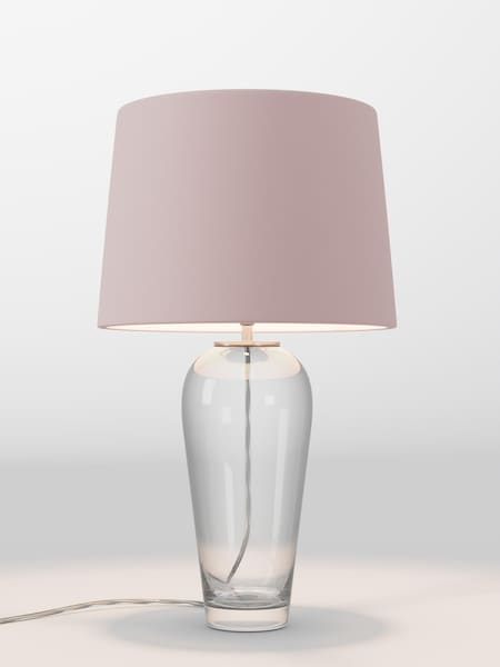 Pink Velvet Lamp Shade (F01972_F68894) | £75