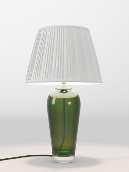 Ivory White Pleated Lamp Shade (F01978_AR8407) | £75