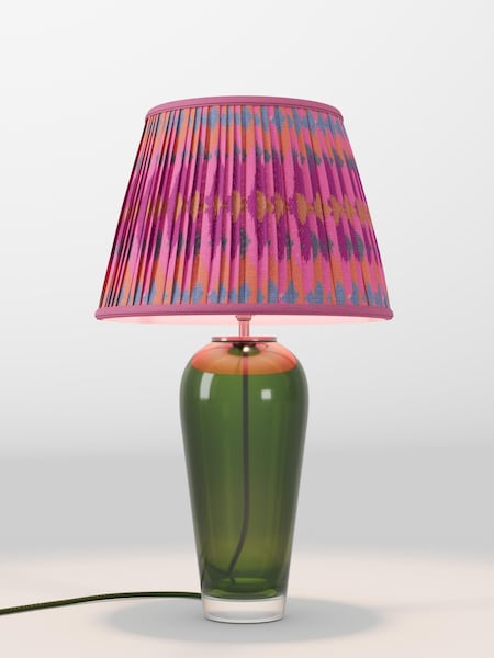 Pink Ikat Pleated Lamp Shade (F01978_AR8414) | £75