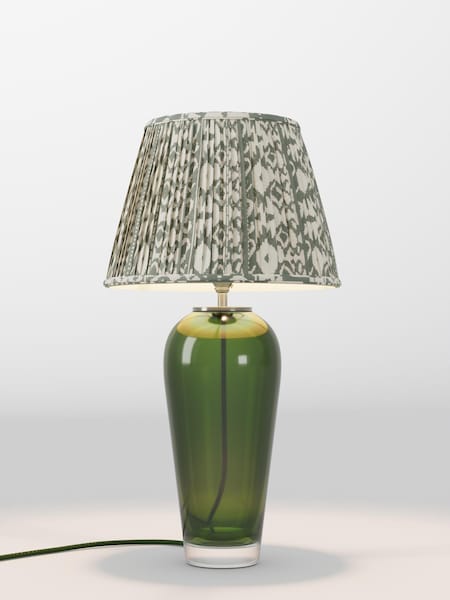 Green Geo Pleated Lamp Shade (F01978_AR8422) | £75