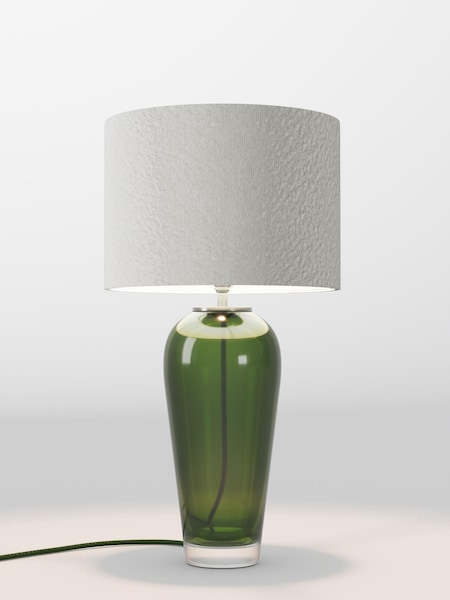 Natural Boucle Lamp Shade (F01978_F68881) | £75