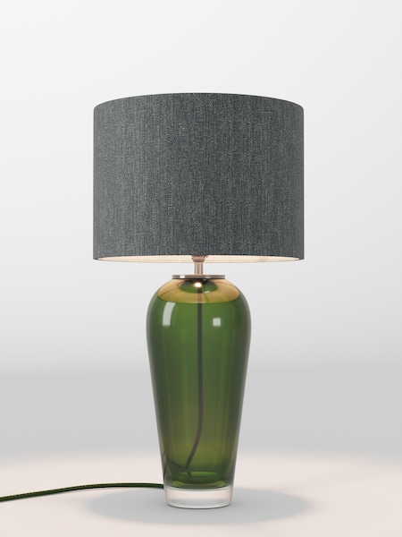 Charcoal Grey Tweedy Lamp Shade (F01978_F68887) | £75