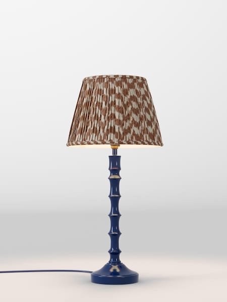Amber Orange Mosaic Pleated Lamp Shade (F01979_AR8420) | £30