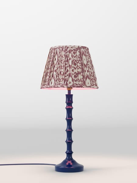 Berry Red Geo Pleated Lamp Shade (F01979_AR8423) | £30