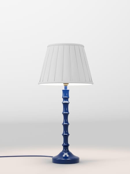 Ivory White Box Pleated Lamp Shade (F01979_F48624) | £30