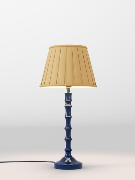 Ochre Yellow Box Pleated Lamp Shade (F01979_F48626) | £30