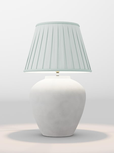 Green Box Pleated Lamp Shade (F01982_F48627) | £85