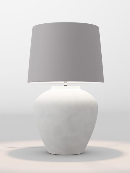 Grey Plain Lamp Shade (F01982_F68867) | £85