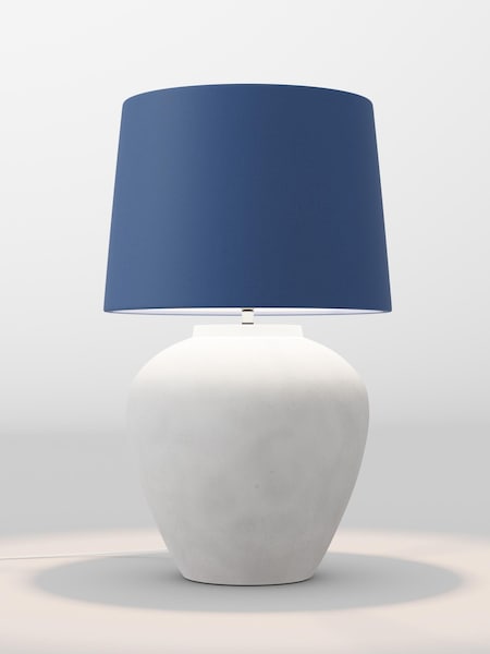 Navy Blue Plain Lamp Shade (F01982_F68868) | £85