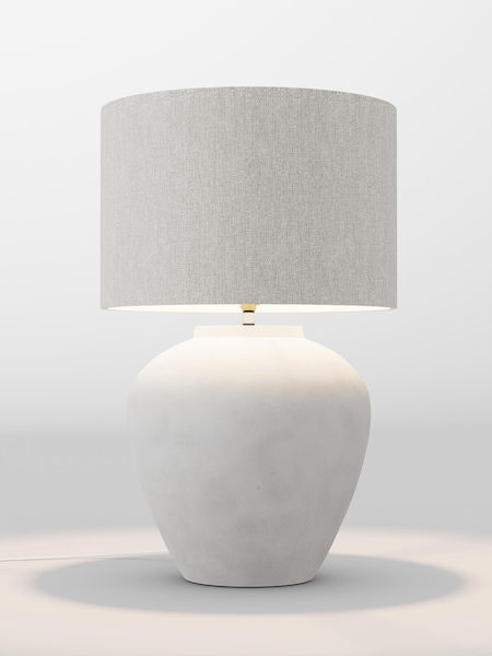 Natural Tweedy Lamp Shade (F01982_F68884) | £85