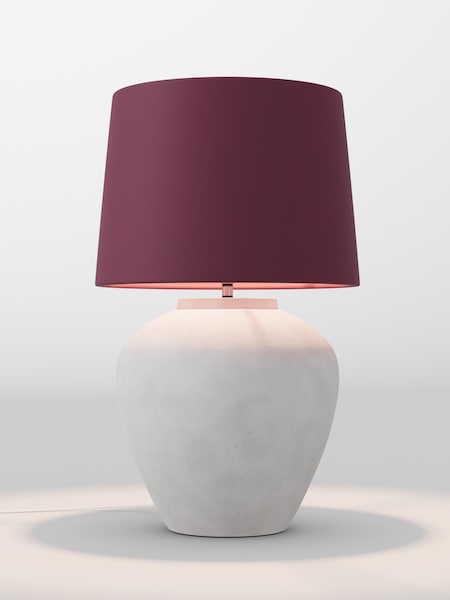 Cranberry Red Velvet Lamp Shade (F01982_F68893) | £85
