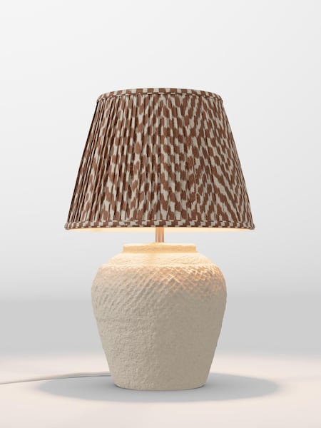 Amber Orange Mosaic Pleated Lamp Shade (F20707_AR8420) | £65