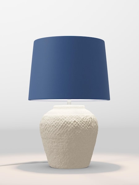 Navy Blue Plain Lamp Shade (F20707_F68868) | £65