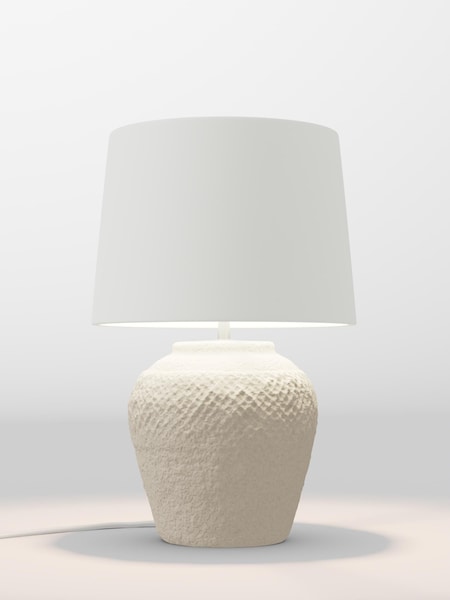 Mid Natural Velvet Lamp Shade (F20707_F68888) | £65
