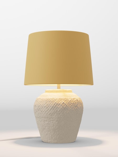 Ochre Yellow Velvet Lamp Shade (F20707_F68889) | £65