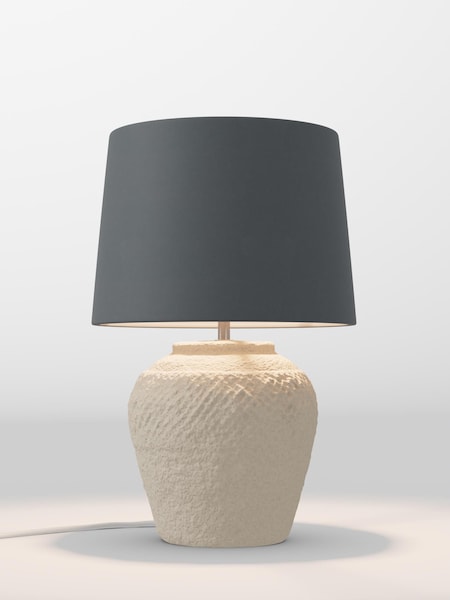 Charcoal Grey Velvet Lamp Shade (F20707_F68892) | £65