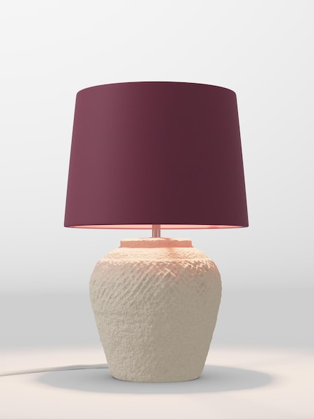 Cranberry Red Velvet Lamp Shade (F20707_F68893) | £65