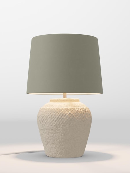 Moss Green Velvet Lamp Shade (F20707_F68895) | £65