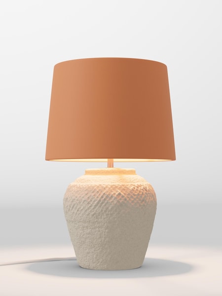 Orange Velvet Lamp Shade (F20707_F68896) | £65