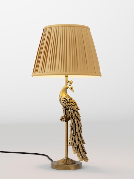 Ochre Yellow Pleated Lamp Shade (F20709_AR8410) | £65
