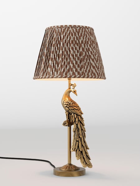 Amber Orange Mosaic Pleated Lamp Shade (F20709_AR8420) | £65