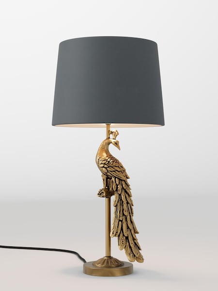 Charcoal Grey Velvet Lamp Shade (F20709_F68892) | £65