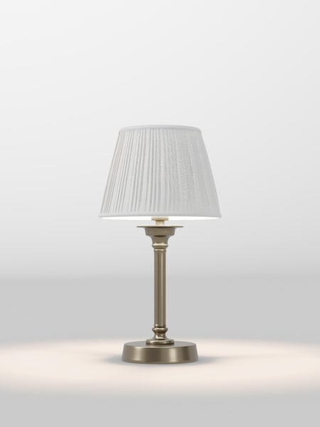 Ivory White Pleated Lamp Shade (F80306_AR8407) | £32 - £38