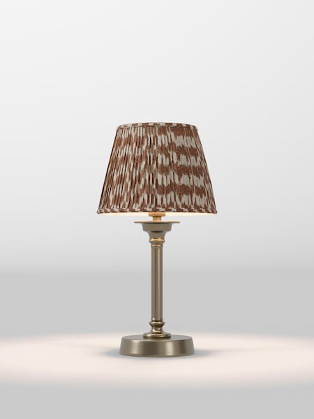 Amber Orange Mosaic Pleated Lamp Shade (F80306_AR8420) | £32 - £38