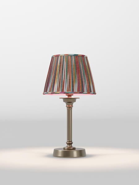 Red Stripes Pleated Lamp Shade (F80306_AR8421) | £32 - £38