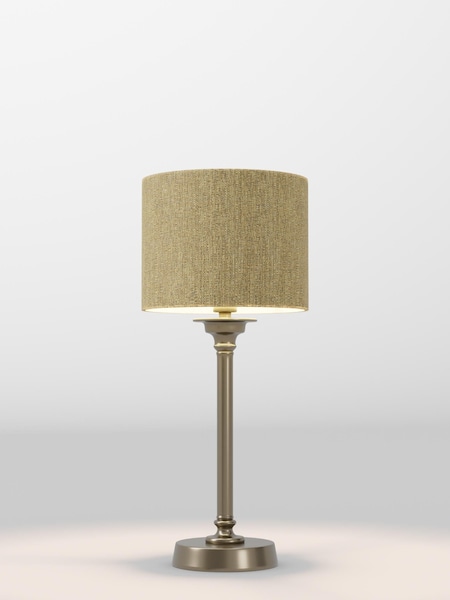 Ochre Yellow Tweedy Lamp Shade (F80306_F68885) | £32 - £38