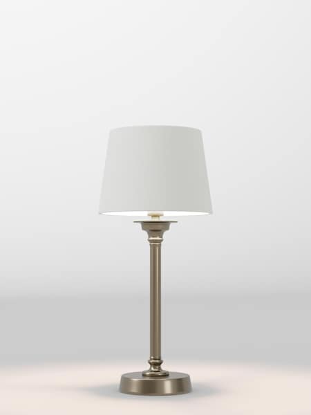 Mid Natural Velvet Lamp Shade (F80306_F68888) | £32 - £38