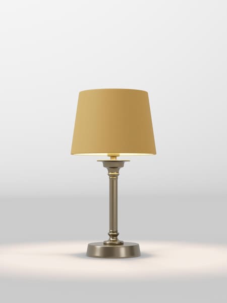 Ochre Yellow Velvet Lamp Shade (F80306_F68889) | £32 - £38
