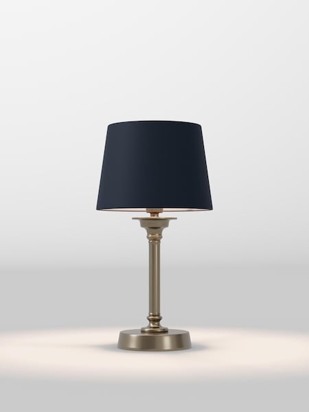 Navy Blue Velvet Lamp Shade (F80306_F68891) | £32 - £38