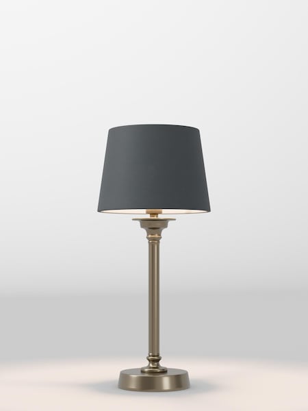 Charcoal Grey Velvet Lamp Shade (F80306_F68892) | £32 - £38