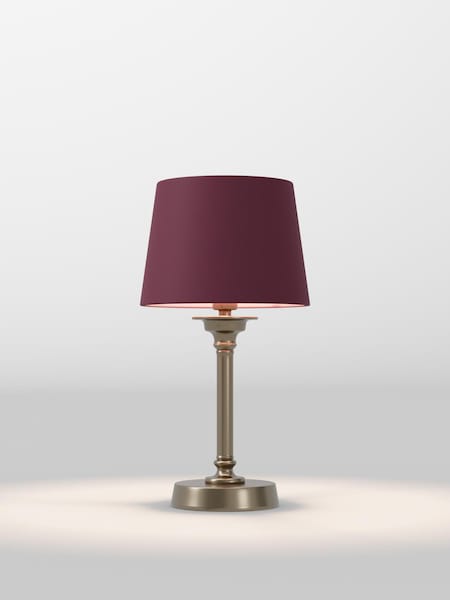 Cranberry Red Velvet Lamp Shade (F80306_F68893) | £32 - £38