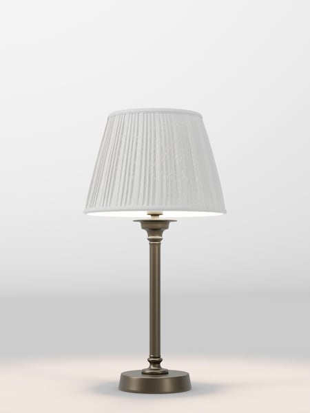 Ivory White Pleated Lamp Shade (F80311_AR8407) | £32 - £38