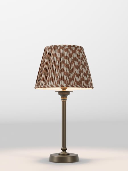 Amber Orange Mosaic Pleated Lamp Shade (F80311_AR8420) | £32 - £38