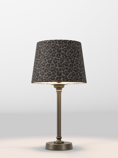 Leopard Print Velvet Lamp Shade (F80311_F20714) | £32 - £38