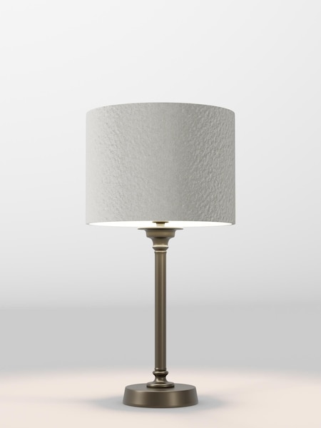 Natural Boucle Lamp Shade (F80311_F68881) | £32 - £38